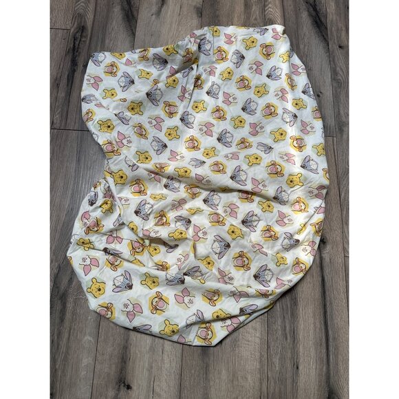 Disney Baby Winnie The Pooh and Friends Infant Crib Sheet 100% Cotton Made In Ch - Picture 3 of 6